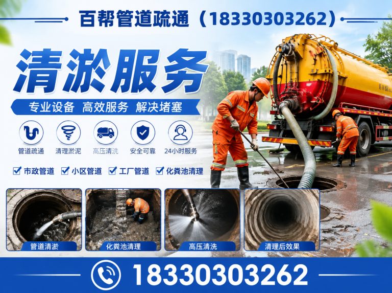 迁西县百帮管道疏通展示图
